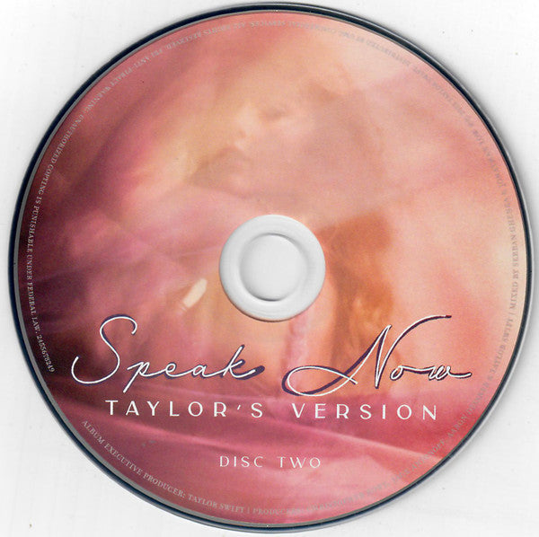 Taylor Swift - Speak Now (Taylor's Version) 2CDs