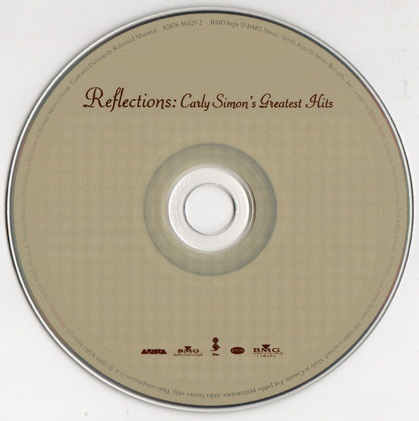 Carly Simon - Reflections: Carly Simon's Greatest Hits CD