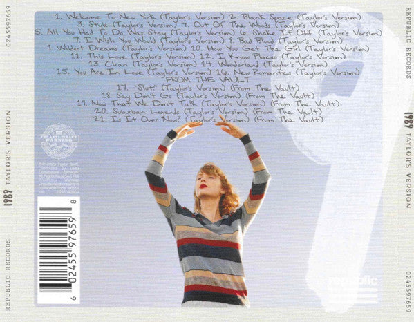 Taylor Swift - 1989 (Taylor's Version) CD [Sunrise Boulevard Yellow Edition + Poster]