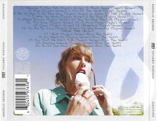 Taylor Swift - 1989 (Taylor's Version) [Aquamarine Green Edition] CD