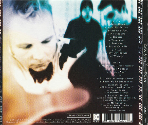 Evanescence - Fallen (Deluxe, 20th Anniversary Edition) 2CDs