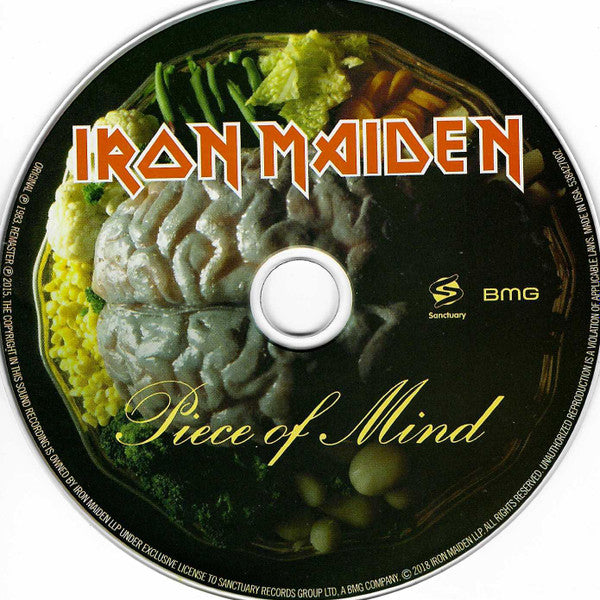 Iron Maiden -  Piece of Mind Remastered CD