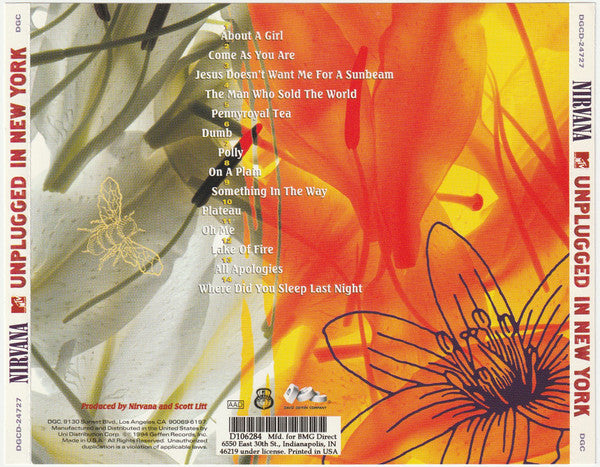 Nirvana - MTV Unplugged In New York CD
