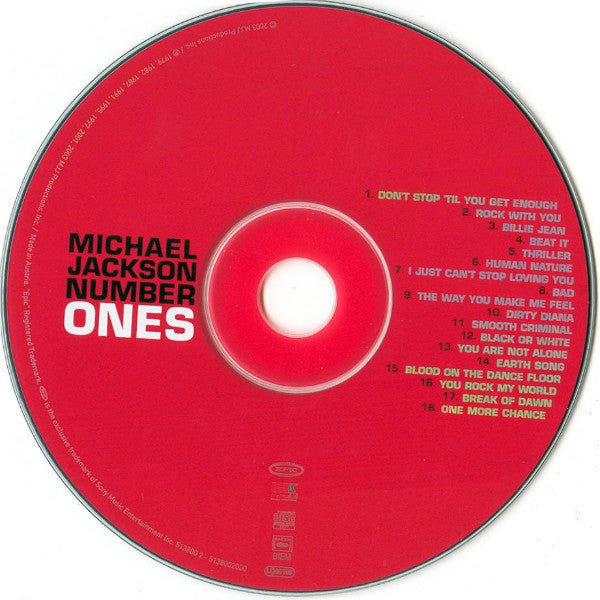 Michael Jackson - Number Ones CD