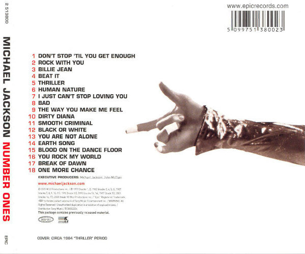 Michael Jackson - Number Ones CD