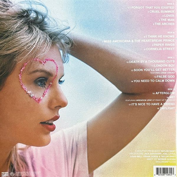 Taylor Swift - Lover Double LP Pink & Blue Vinyl