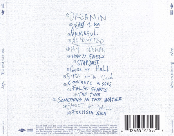 Zayn - Room Under The Stairs CD