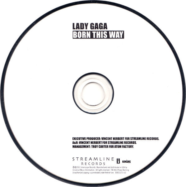 Lady Gaga - Born This Way CD