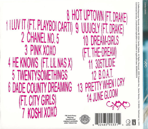 Camila Cabello - C,XOXO CD