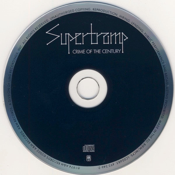 Supertramp - Crime Of The Century CD