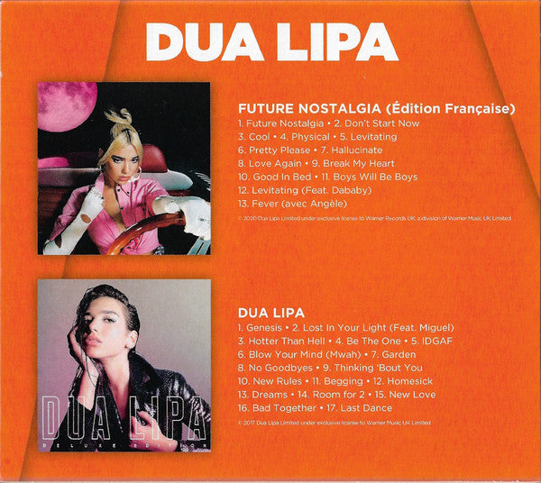 Dua Lipa - Limited Edition Dua Lipa Deluxe + Future Nostalgia 2CDs