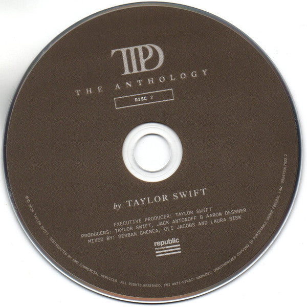 Taylor Swift - The Tortured Poets Department: The Anthology 2CD
