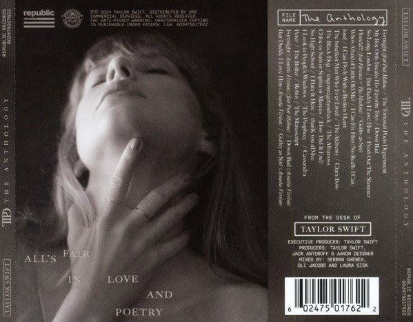 Taylor Swift - The Tortured Poets Department: The Anthology 2CD