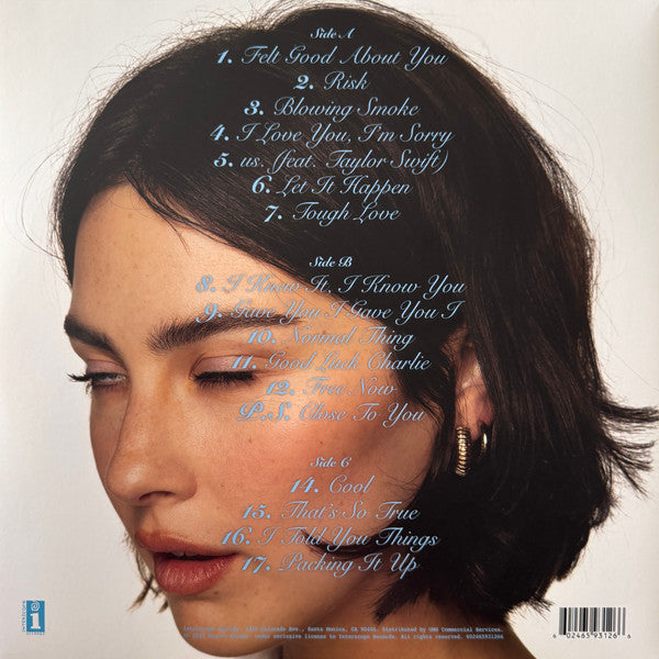Gracie Abrams - The Secret of Us [Deluxe] Moonlight Transparent Clear Double LP Vinyl