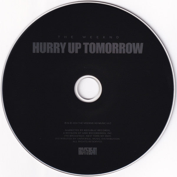 The Weeknd - Hurry Up Tomorrow CD