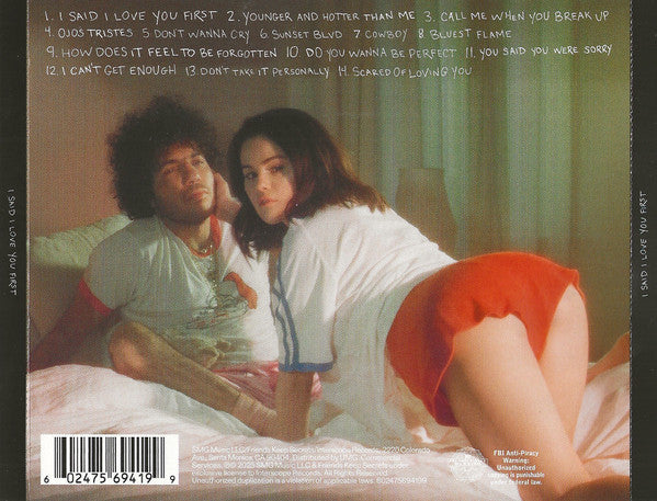 Selena Gomez & benny blanco - I Said I Love You First CD