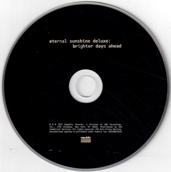 Ariana Grande - eternal sunshine deluxe: brighter days ahead CD