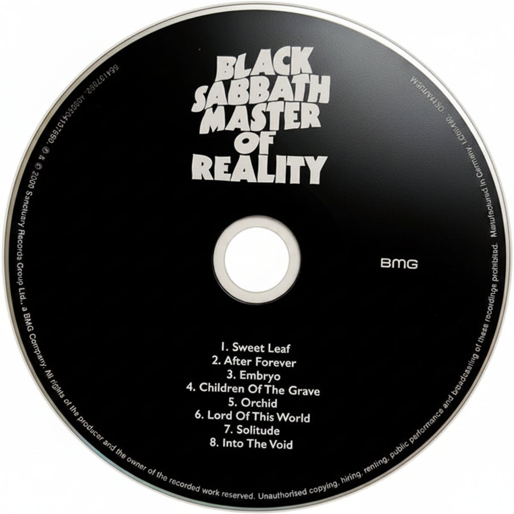 Black Sabbath - Master Of Reality CD