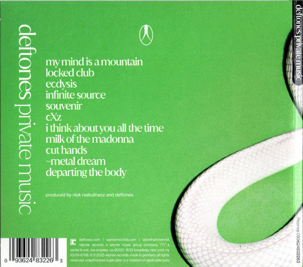 Deftones - Private Music CD