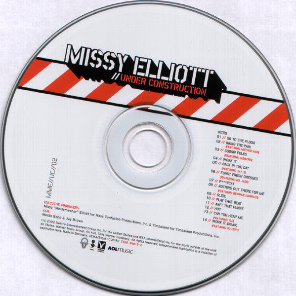 Missy Elliott - Under Construction CD