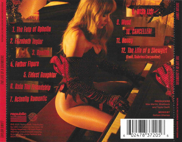 Taylor Swift - The Life of a Showgirl: It's Frightening Edition CD w/ Poster