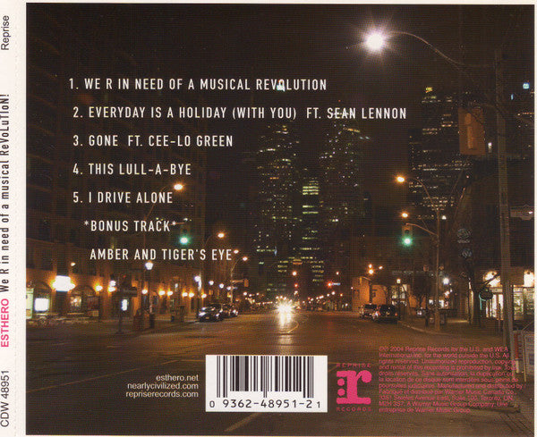 Esthero - We R In Need of a Musical Revolution CD
