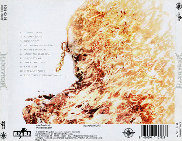 Megadeth - Megadeth CD