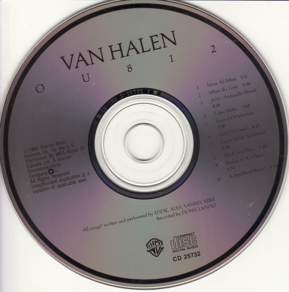 Van Halen - OU812 CD