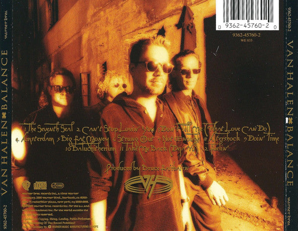 Van Halen - Balance CD
