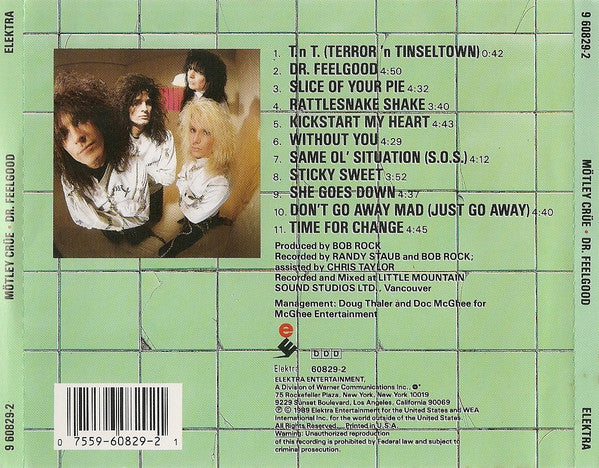 Mötley Crüe - Dr. Feelgood CD