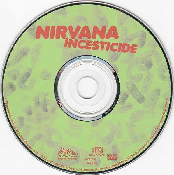 Nirvana - Incesticide CD