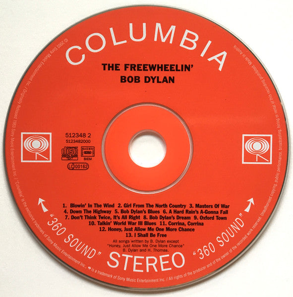 Bob Dylan - The Freewheelin' Bob Dylan CD