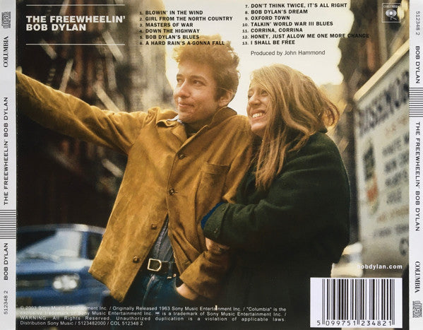 Bob Dylan - The Freewheelin' Bob Dylan CD