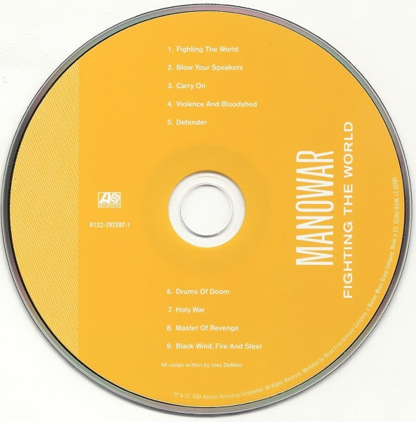 Manowar – The Triple Album Collection 3CDs (Fighting The World X Kings Of Metal X The Triumph Of Steel]