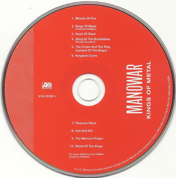 Manowar – The Triple Album Collection 3CDs (Fighting The World X Kings Of Metal X The Triumph Of Steel]
