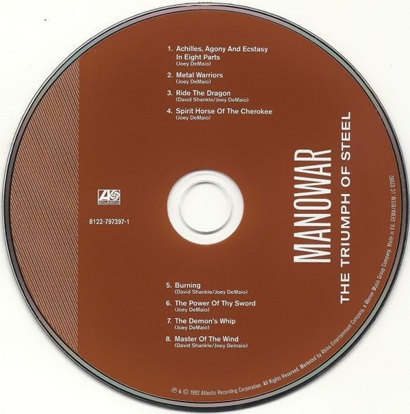 Manowar – The Triple Album Collection 3CDs (Fighting The World X Kings Of Metal X The Triumph Of Steel]