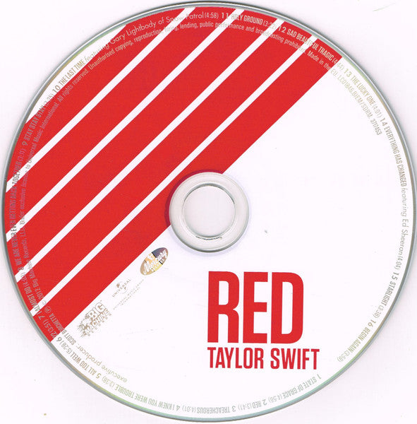 Taylor Swift - Red CD
