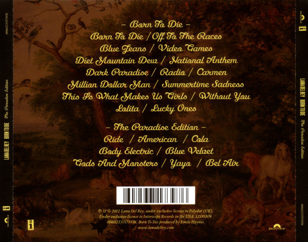 Lana Del Rey - Born to Die: The Paradise Edition 2CDs
