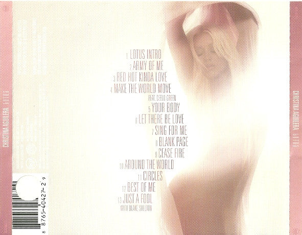 Christina Aguilera - Lotus CD