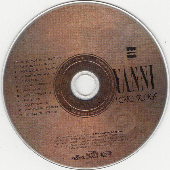 Yanni - Love Songs CD