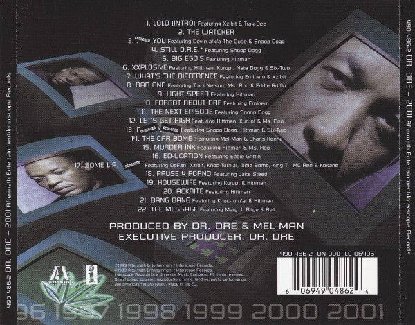 Dr. Dre - 2001 CD