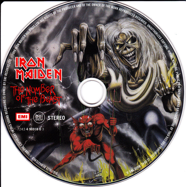 Iron Maiden -  The Number Of The Beast Remastered CD