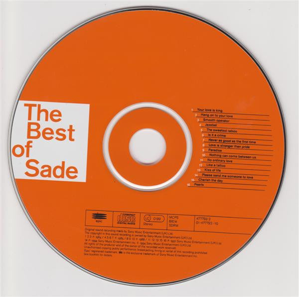 Sade - The Best Of Sade CD