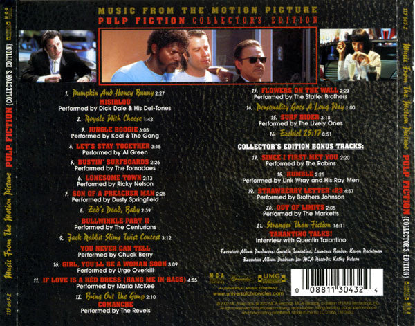 Pulp Fiction: Music From The Motion Picture (Collector's Edition) CD