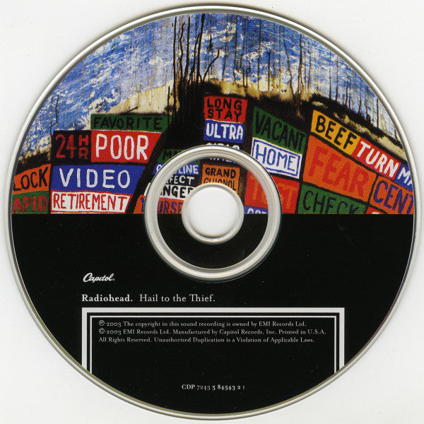 Radiohead - Hail to the Thief CD