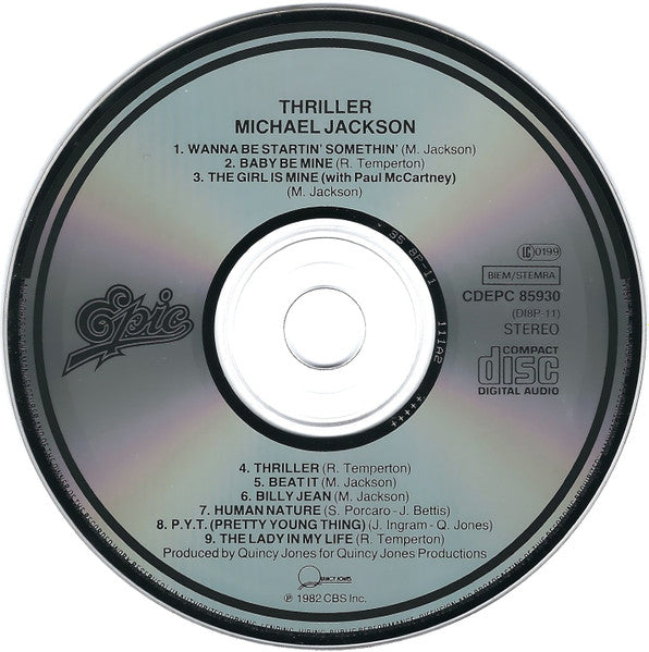 Michael Jackson - Thriller CD