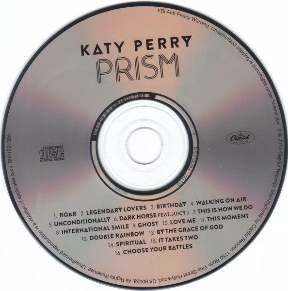 Katy Perry - Prism CD