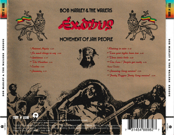 Bob Marley & The Wailers - Exodus CD