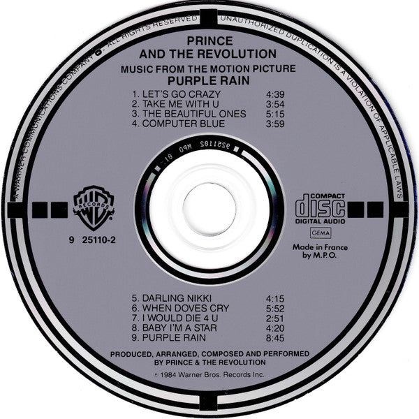 Prince - Purple Rain CD