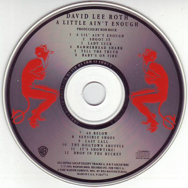 David Lee Roth - A Little Ain't Enough CD